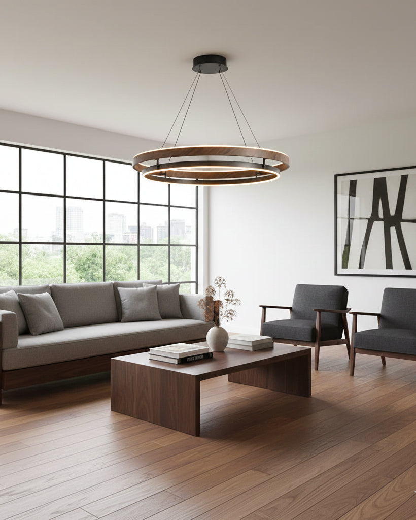 Moderne LED Hanglamp met Ringen – Design Verlichting met Warm Licht