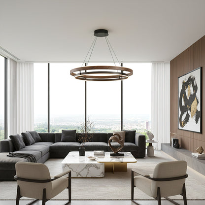 Moderne LED Hanglamp met Ringen – Design Verlichting met Warm Licht