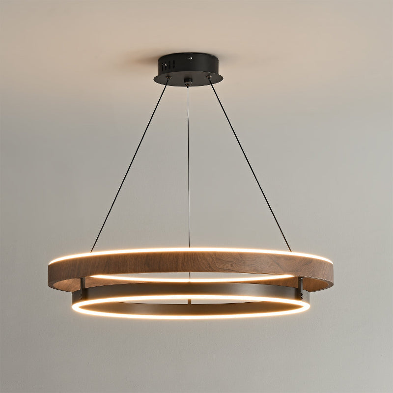 Moderne LED Hanglamp met Ringen – Design Verlichting met Warm Licht