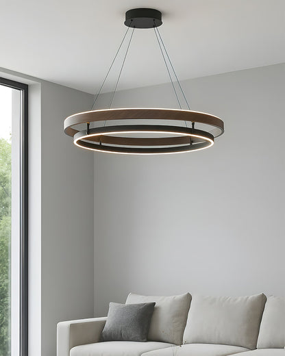 Moderne LED Hanglamp met Ringen – Design Verlichting met Warm Licht