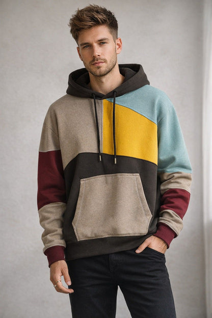 Finn Heren Hoodie Comfortabel Colorblock Design