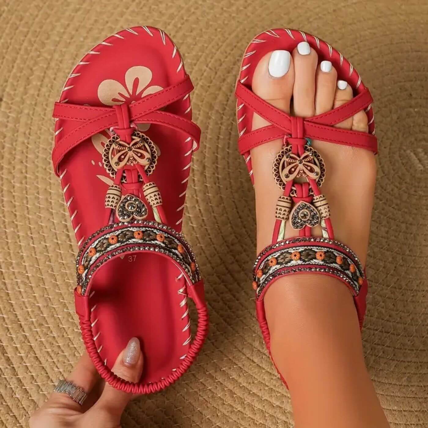 Dames Sandalen Verstelbaar Comfortabele Pasvorm