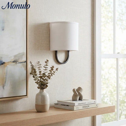 Wandlamp Stoffen Kap – Moderne Slaapkamer Wandverlichting voor Sfeervolle Ambiance