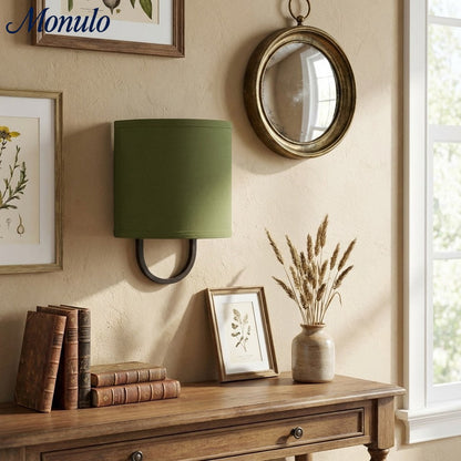 Wandlamp Stoffen Kap – Moderne Slaapkamer Wandverlichting voor Sfeervolle Ambiance