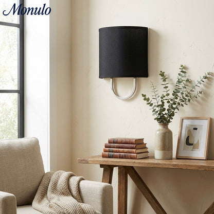 Wandlamp Stoffen Kap – Moderne Slaapkamer Wandverlichting voor Sfeervolle Ambiance