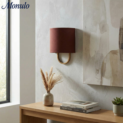 Wandlamp Stoffen Kap – Moderne Slaapkamer Wandverlichting voor Sfeervolle Ambiance