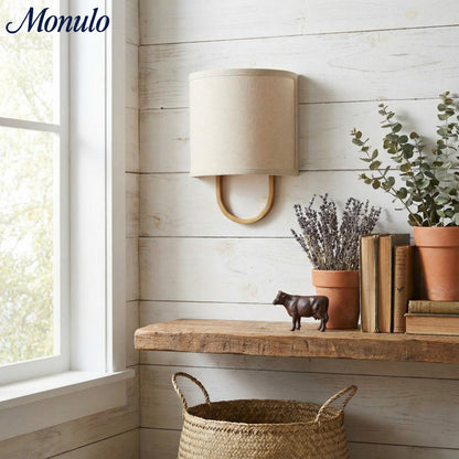 Wandlamp Stoffen Kap – Moderne Slaapkamer Wandverlichting voor Sfeervolle Ambiance