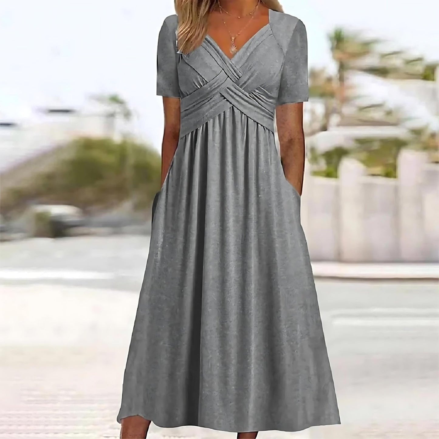 Lange Jurk voor Vrouw Modern Design