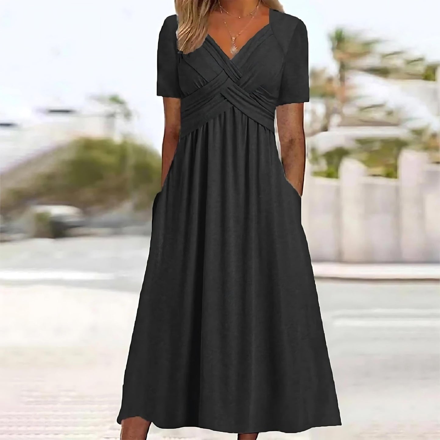 Maxi Jurk voor Vrouw Modern Mode Design