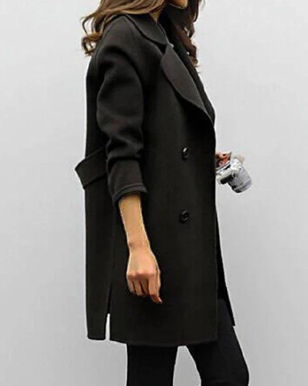 Dames Trenchcoat Waterbestendig Klassieke Pasvorm
