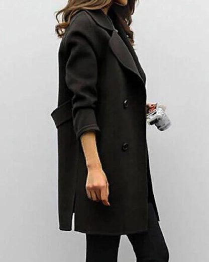 Dames Trenchcoat Waterafstotend Elegant Lange Jas