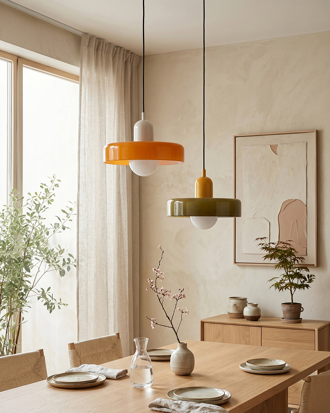 Glazen Hanglamp Modern 19-35cm Scandinavisch Design met Matglas