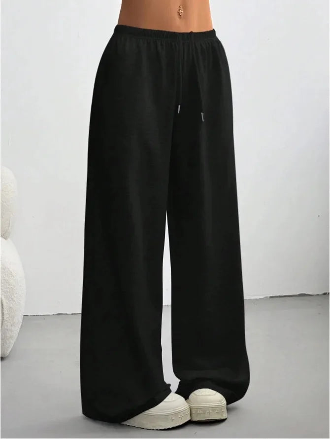 Nora Joggingbroek Effen Zacht Casual Stof