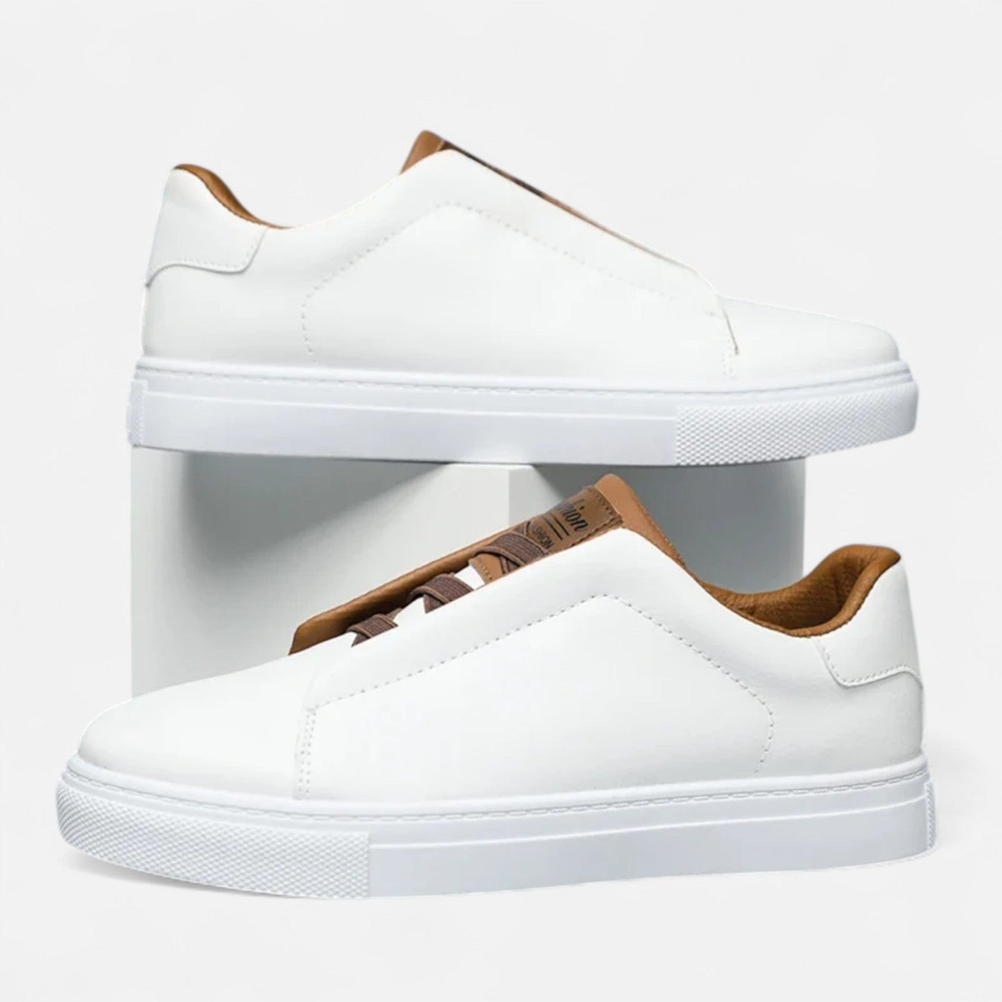 Elegante Slip-On Sneakers van Leer Comfortabel - StudioMarella