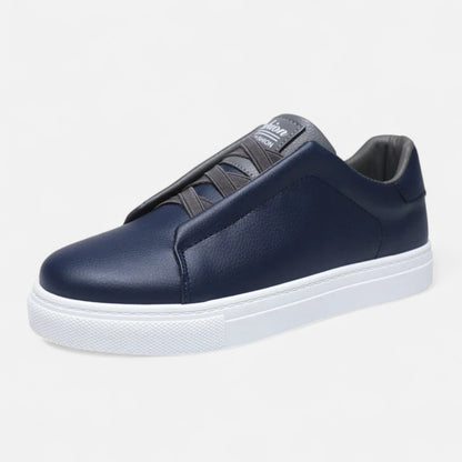 Elegante Slip-On Sneakers van Leer Comfortabel