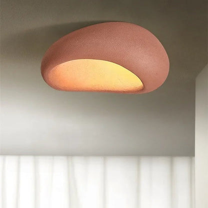 Vierkante Plafondlamp Metaal 45x52cm Minimalistisch Scandinavisch Design Moderne Woonkamer Slaapkamer Verlichting Wabi-Sabi Zen Stijl