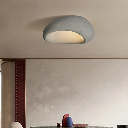 Vierkante Plafondlamp Metaal 45x52cm Minimalistisch Scandinavisch Design Moderne Woonkamer Slaapkamer Verlichting Wabi-Sabi Zen Stijl