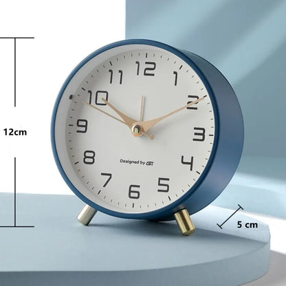 Tafelklok Scandinavisch Stil Modern Design Metaal 12cm