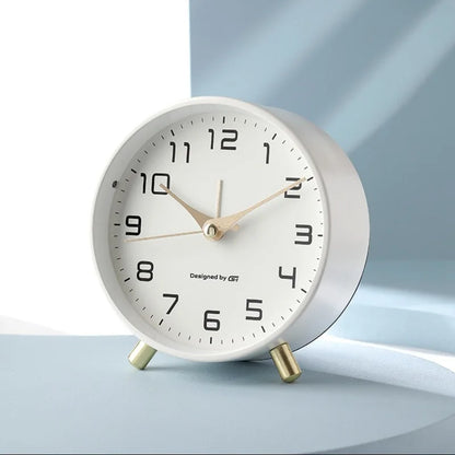 Tafelklok Scandinavisch Stil Modern Design Metaal 12cm