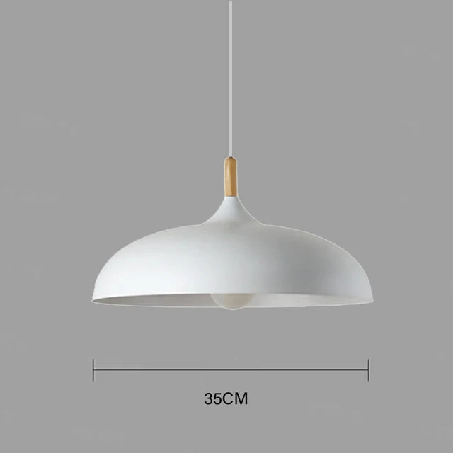 Plafondlamp met Scandinavisch Eikenaccent – Warm LED Licht voor Woonkamer en Slaapkamer