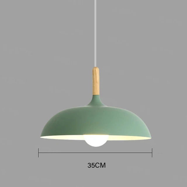 Plafondlamp met Scandinavisch Eikenaccent – Warm LED Licht voor Woonkamer en Slaapkamer