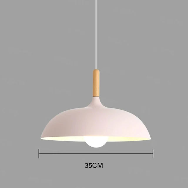 Plafondlamp met Scandinavisch Eikenaccent – Warm LED Licht voor Woonkamer en Slaapkamer