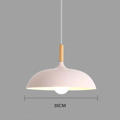 Plafondlamp met Scandinavisch Eikenaccent – Warm LED Licht voor Woonkamer en Slaapkamer
