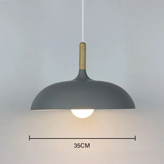 Plafondlamp met Scandinavisch Eikenaccent – Warm LED Licht voor Woonkamer en Slaapkamer