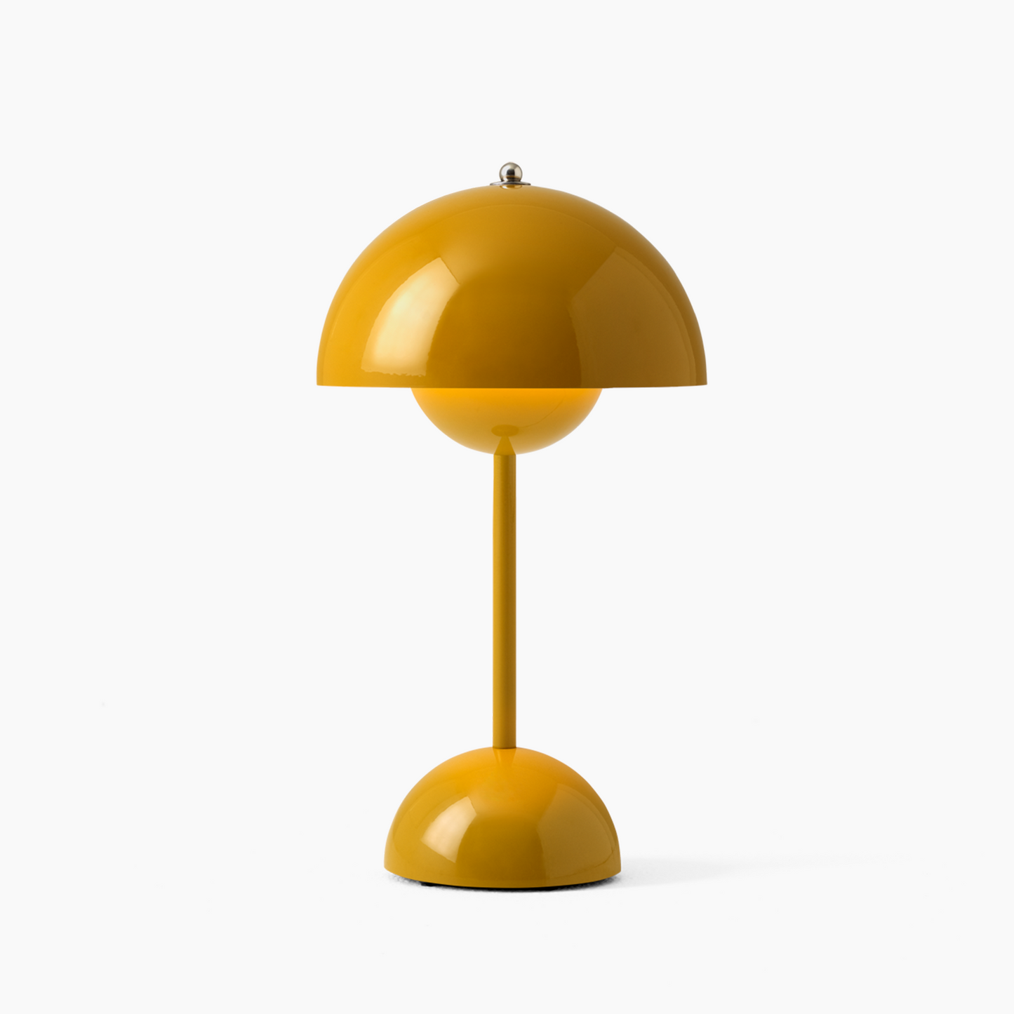 Paddenstoel Tafellamp Dimbaar Touch 30cm LED Bureaulamp Oplaadbaar Metaal Modern Design Leeslamp Sfeerlamp Geel