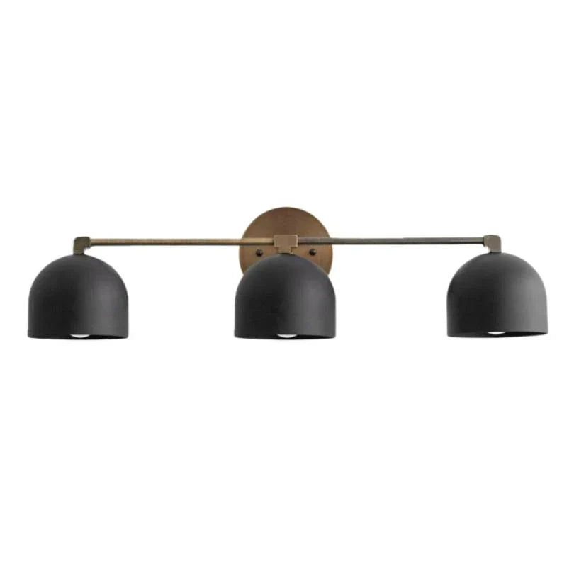 Metalen Wandlamp met Bolvormige Kap – Scandinavische Sfeerlamp voor Badkamer Slaapkamer Woonkamer – Moderne Wandverlichting Zwart Goud Messing