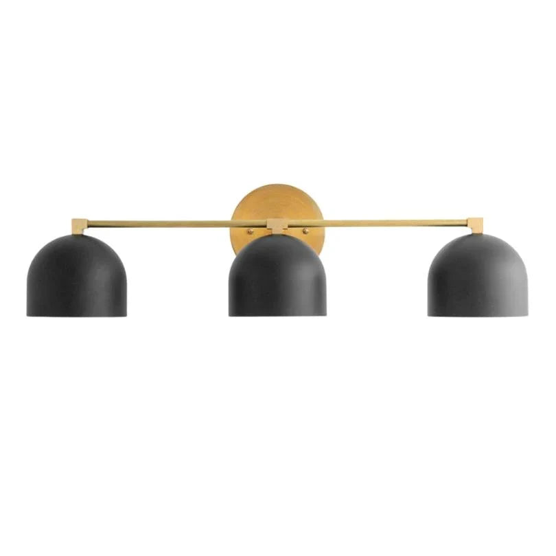 Metalen Wandlamp met Bolvormige Kap – Scandinavische Sfeerlamp voor Badkamer Slaapkamer Woonkamer – Moderne Wandverlichting Zwart Goud Messing