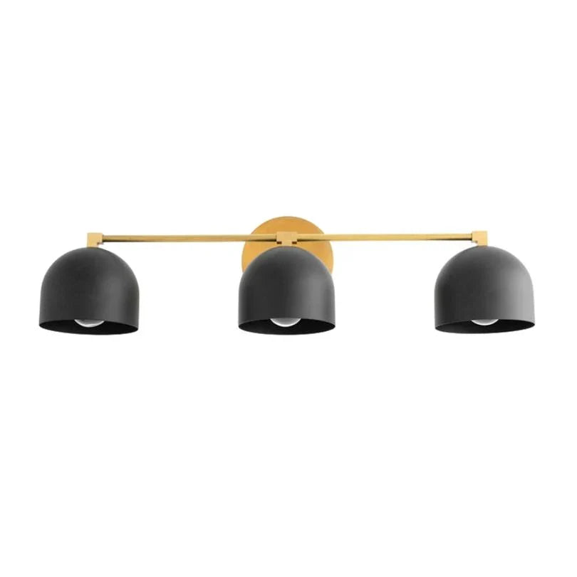 Metalen Wandlamp met Bolvormige Kap – Scandinavische Sfeerlamp voor Badkamer Slaapkamer Woonkamer – Moderne Wandverlichting Zwart Goud Messing