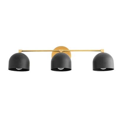 Metalen Wandlamp met Bolvormige Kap – Scandinavische Sfeerlamp voor Badkamer Slaapkamer Woonkamer – Moderne Wandverlichting Zwart Goud Messing