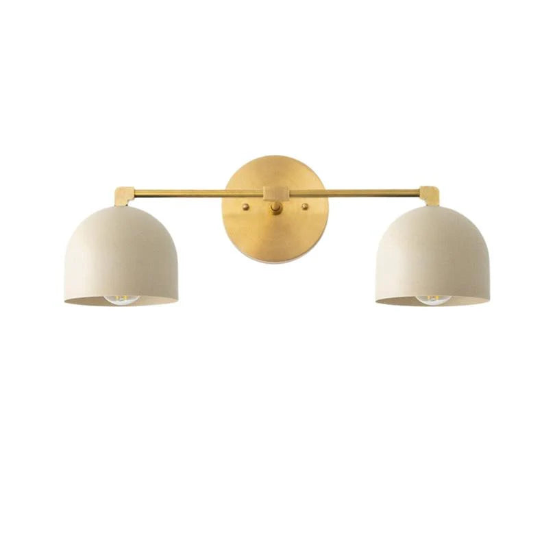 Metalen Wandlamp met Bolvormige Kap – Scandinavische Sfeerlamp voor Badkamer Slaapkamer Woonkamer – Moderne Wandverlichting Zwart Goud Messing