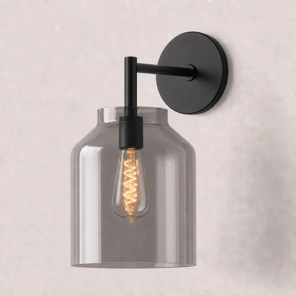 Metalen Wandlamp Minimalistisch Mat Afwerking Scandinavische Stijl Sfeerlicht voor Slaapkamer Gang Woonkamer Interieur