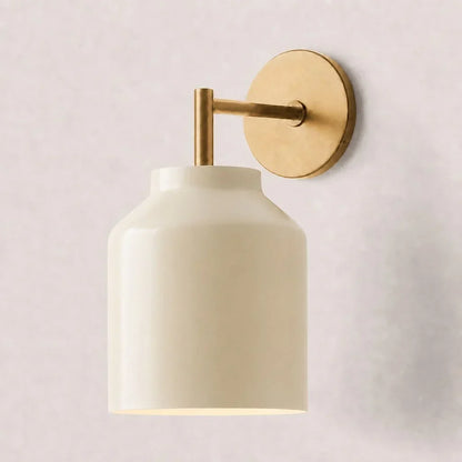 Metalen Wandlamp Minimalistisch Mat Afwerking Scandinavische Stijl Sfeerlicht voor Slaapkamer Gang Woonkamer Interieur