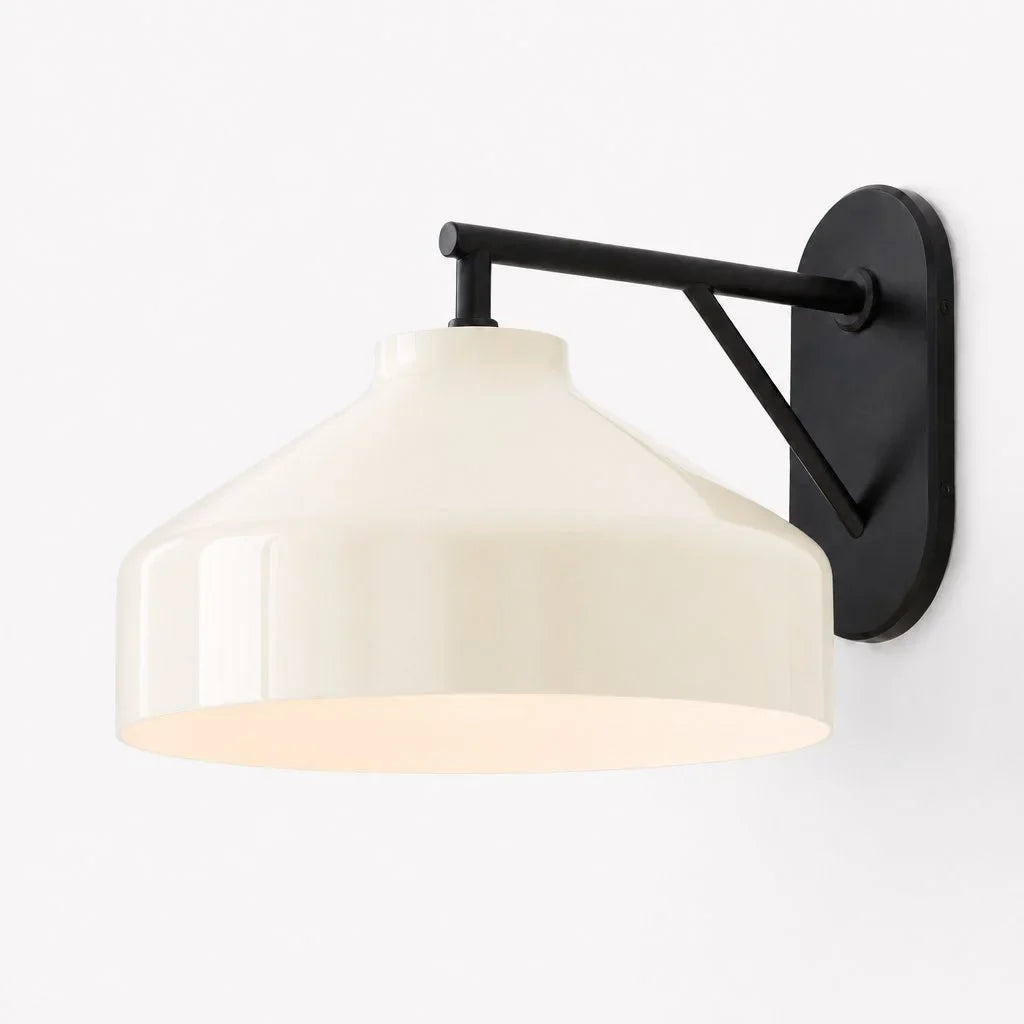 Metalen Wandlamp Minimalistisch Mat Afwerking Scandinavische Stijl Sfeerlicht voor Slaapkamer Gang Woonkamer Interieur