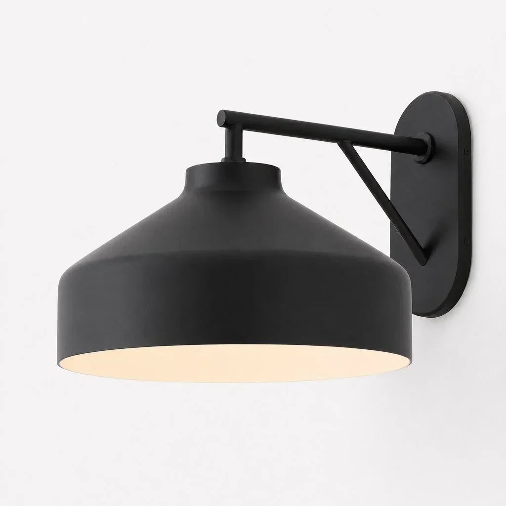 Industriële Buitenwandlamp Metaal IP44 Spatwaterdicht Moderne Gevelverlichting Zwart Brons Koper 19 cm 41 cm