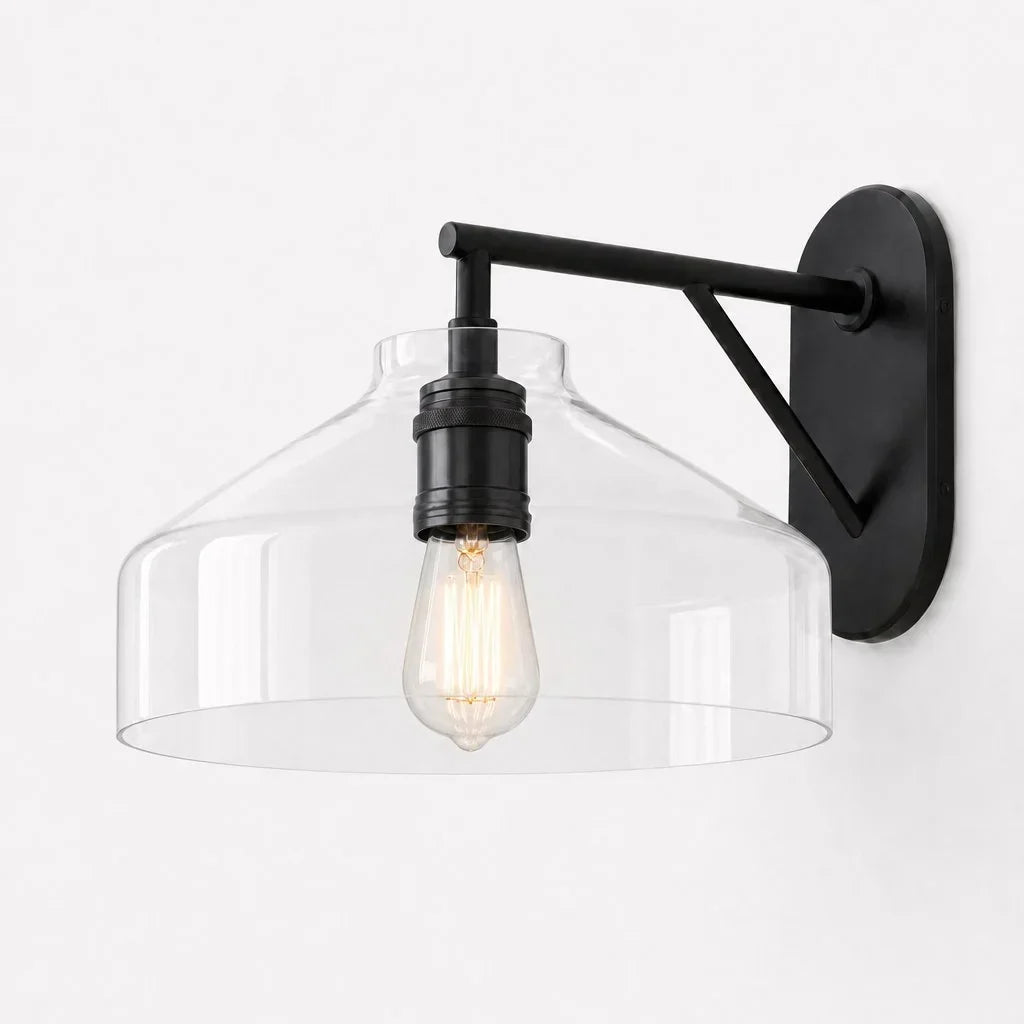 Metalen Wandlamp Minimalistisch Mat Afwerking Scandinavische Stijl Sfeerlicht voor Slaapkamer Gang Woonkamer Interieur