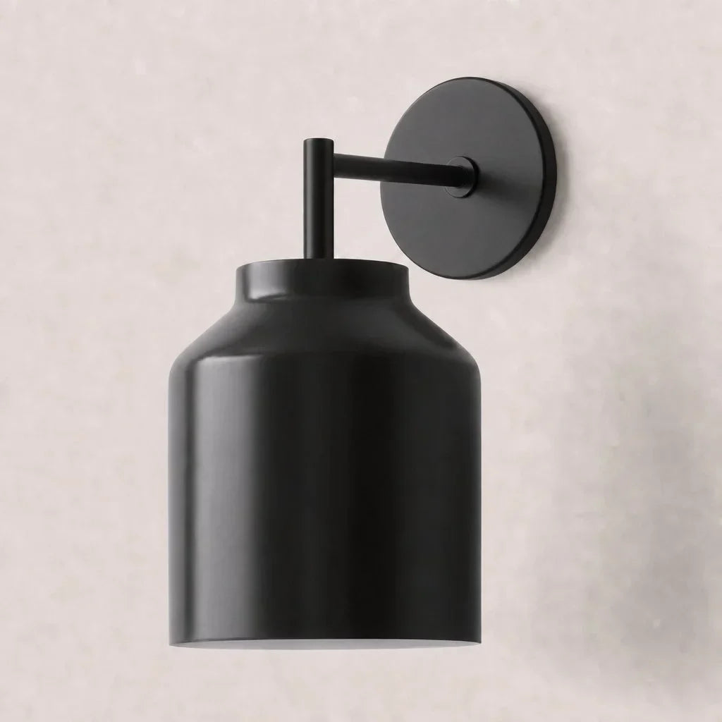 Metalen Wandlamp Minimalistisch Mat Afwerking Scandinavische Stijl Sfeerlicht voor Slaapkamer Gang Woonkamer Interieur