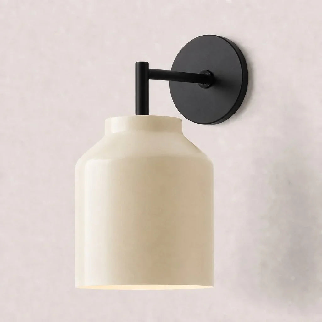 Metalen Wandlamp Minimalistisch Mat Afwerking Scandinavische Stijl Sfeerlicht voor Slaapkamer Gang Woonkamer Interieur
