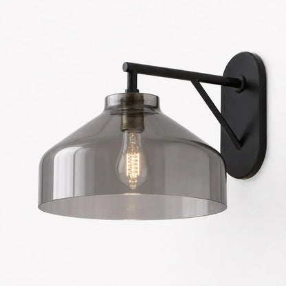 Industriële Buitenwandlamp Metaal IP44 Spatwaterdicht Moderne Gevelverlichting Zwart Brons Koper 19 cm 41 cm