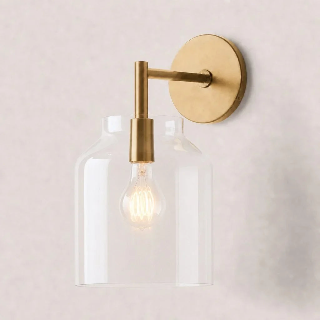 Metalen Wandlamp Minimalistisch Mat Afwerking Scandinavische Stijl Sfeerlicht voor Slaapkamer Gang Woonkamer Interieur
