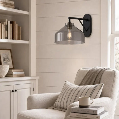 Metalen Wandlamp Minimalistisch Mat Afwerking Scandinavische Stijl Sfeerlicht voor Slaapkamer Gang Woonkamer Interieur