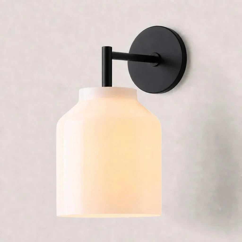 Metalen Wandlamp Minimalistisch Mat Afwerking Scandinavische Stijl Sfeerlicht voor Slaapkamer Gang Woonkamer Interieur