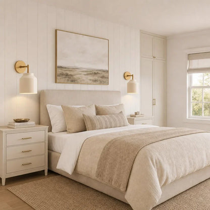 Metalen Wandlamp Minimalistisch Mat Afwerking Scandinavische Stijl Sfeerlicht voor Slaapkamer Gang Woonkamer Interieur