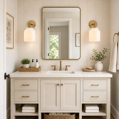 Metalen Wandlamp Minimalistisch Mat Afwerking Scandinavische Stijl Sfeerlicht voor Slaapkamer Gang Woonkamer Interieur