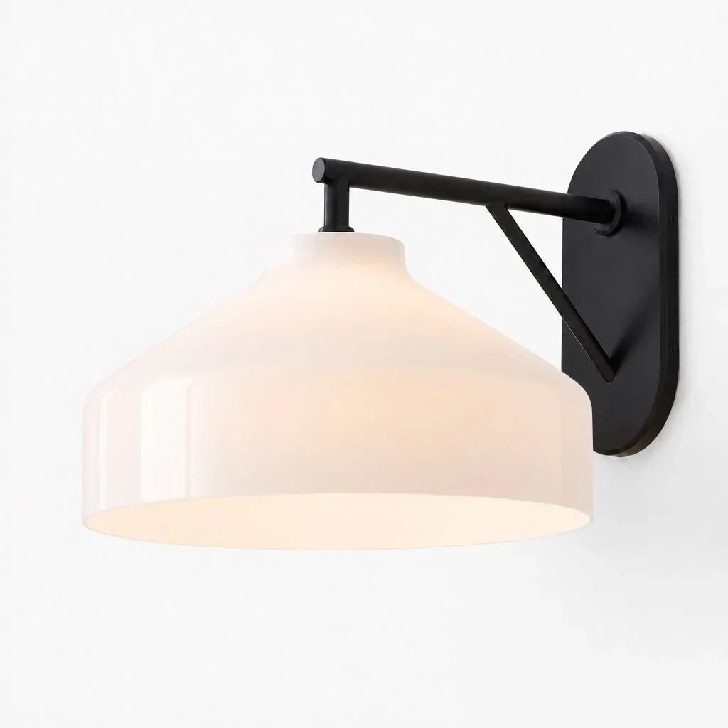 Metalen Wandlamp Minimalistisch Mat Afwerking Scandinavische Stijl Sfeerlicht voor Slaapkamer Gang Woonkamer Interieur