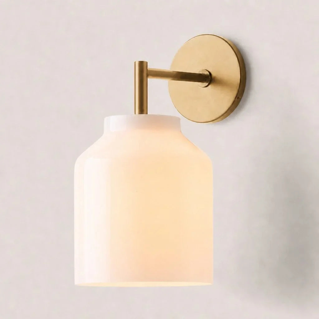 Metalen Wandlamp Minimalistisch Mat Afwerking Scandinavische Stijl Sfeerlicht voor Slaapkamer Gang Woonkamer Interieur