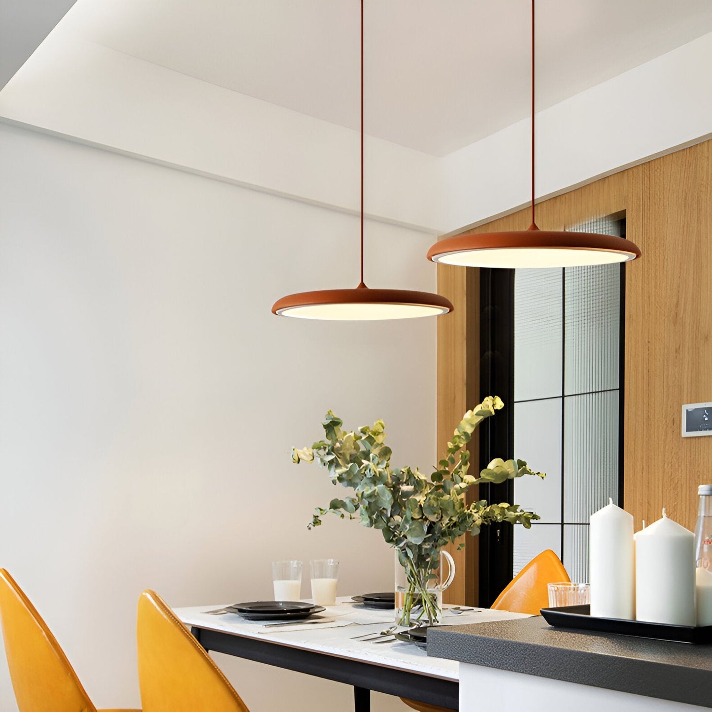 Hanglamp Schotel Design LED 4000K Nordic Modern Ø25 Ø40
